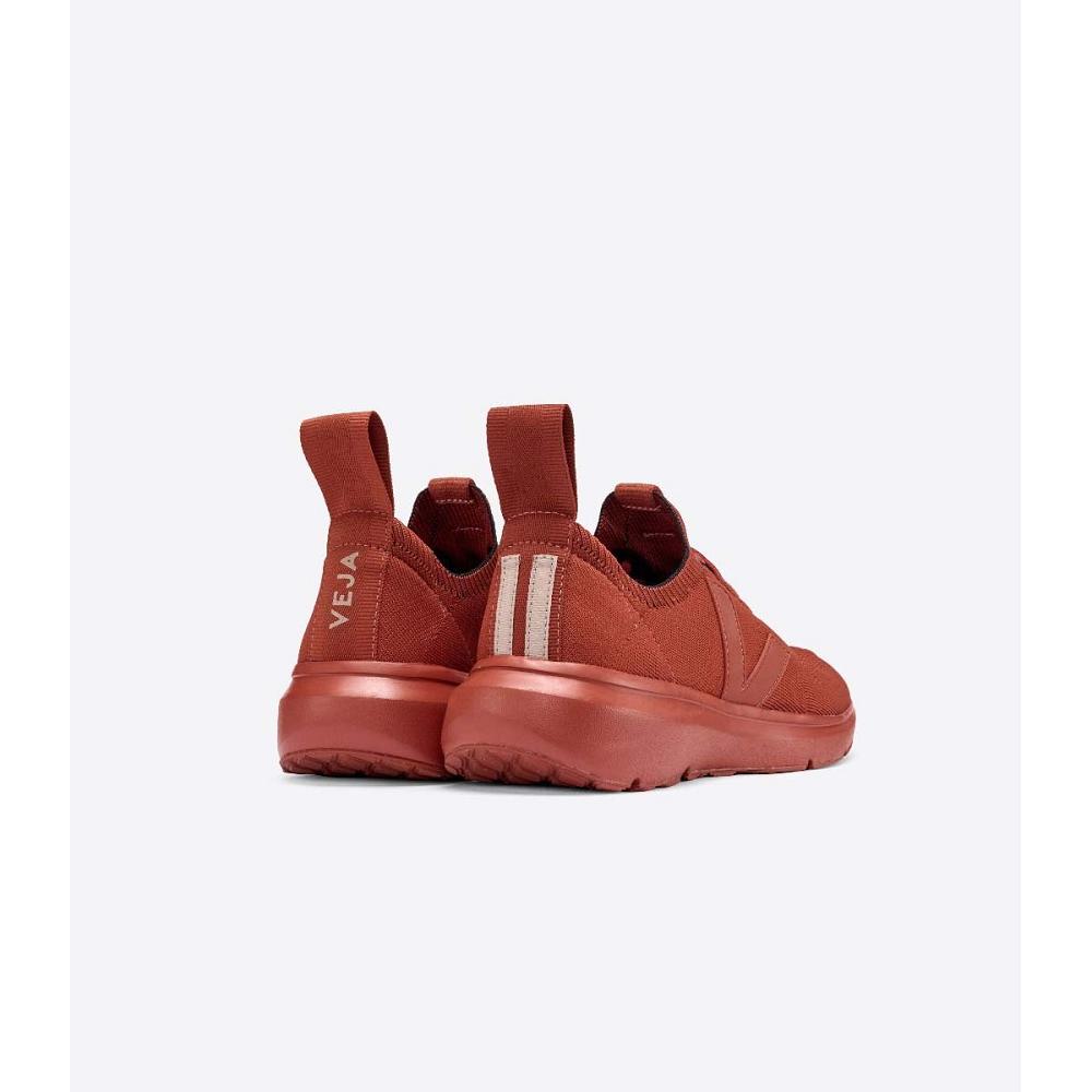 Adidasi Alergare Dama Veja V-KNIT VEJA X RICK OWENS FULL RUST Rosii | RO 410LIS